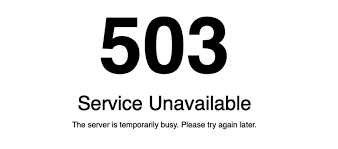 503 Service Unavailable Hatası Nedir? Nasıl Çözülür?