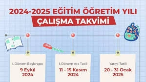 Okullar Ne Zaman Kapanacak 2024-2025 Eğitim-Öğretim Yılı Takvimi