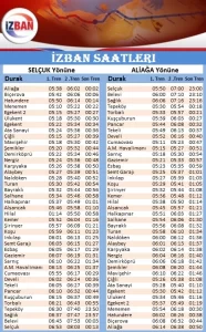 İZBAN Saatleri 2025